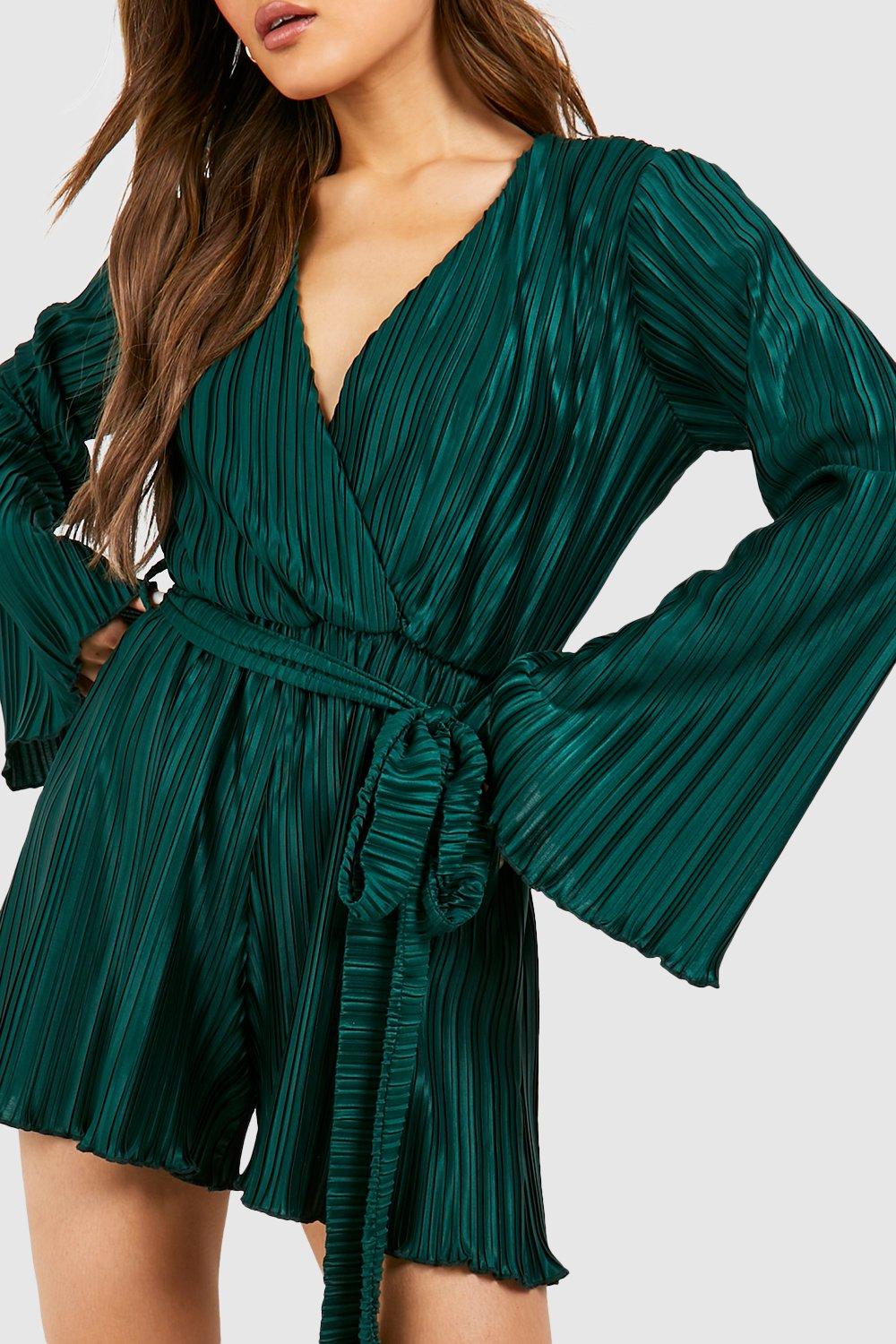 Dark best sale green playsuit